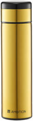 Ambition Termos inox 420ml, cu indicator LCD pentru temperatura, auriu, Indi (42190)