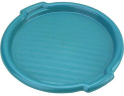 DOMOTTI Tava rotunda cu manere 35.5x3cm, albastru, Clever (229027) Tava