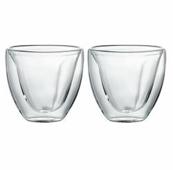 AMBITION Set 2 pahare termorezistente 250ml, model inima, Mia (96870) Pahar