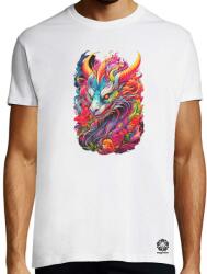 Magnolion Színes sárkány v2 póló