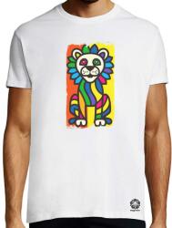 Magnolion Pop art graffiti oroszlán v1 póló