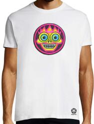 Magnolion Hímzett vintage koponya v3 póló