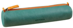 Rhodia Clairefontaine - Rhodiarama műbőr henger tolltartó - vízkék (319007C)