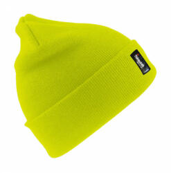Result Caps Férfi téli sapka Result Caps Heavyweight Thinsulate? Woolly Ski Hat Egy méret, Fluorescent Sárga