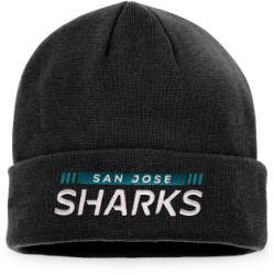 Fanatics Branded San Jose Sharks téli sapka Cuffed Knit Black (92055)