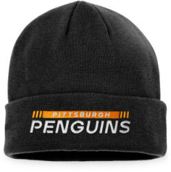 Fanatics Branded Pittsburgh Penguins téli sapka Authentic Pro Game & Train Cuffed Knit Black (92056)