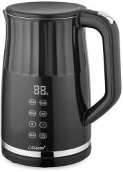 Maestro MR-039, 1.7 l, 2200 W, Dupla ház, Érintésvezérlő, Hőfokszabályzó, Fekete-Inox, Elektromos vízforraló (MR-039) - easy-shop