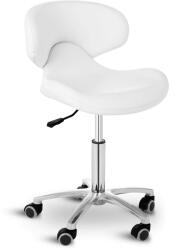 physa Gurulós szék háttámlával - 440- 570 mm - 150 kg - Fehér (PHYSA ANDRIA WHITE)