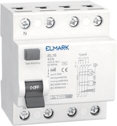 ELMARK Electromag. Rccb Jel7B 10Ka 4P Type B 40A/30Ma (40855B)