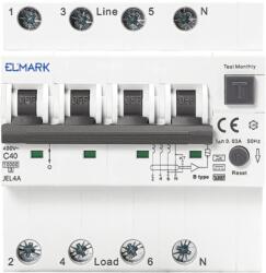 ELMARK ELECTRONIC RCBO JEL4A 6kA 4P 6A/300mA (40477A)
