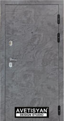 Profi Doors Блиндирана входна врата М-87 - Бетон Тъмен (цена без монтаж)