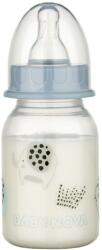 Baby-Nova Biberon PP, fara BPA, tetina rotunda, flux lent, diverse modele, 120ml, 1 bucata, Babynova