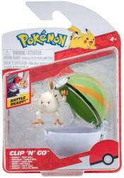 Pokémon Figurina in bila Clip N Go Pokemon S2 - Mankey si Nest Ball