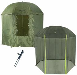 JAXON umbrella shelter 250cm horgász ernyő szúnyoghálóval (19999-308)