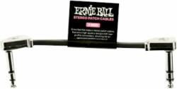 Ernie Ball Flat Ribbon Stereo Patch Cable Negru 7, 5 cm Oblic - Oblic (P06407)