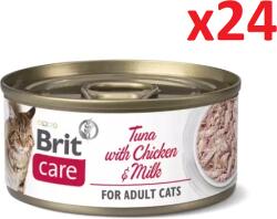 Brit BRIT Care macska tonhalas csirkés 24x70g