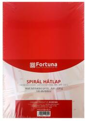Fortuna Hátlap FORTUNA A4 230g matt bőrhatású piros 100/dob (FO00106) - nyomtassingyen