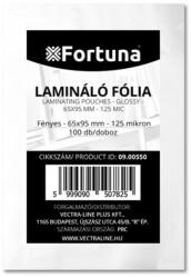 Fortuna Lamináló fólia FORTUNA 65x95mm 125 mikron fényes 100/dob (FO00146) - nyomtassingyen