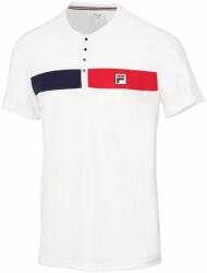 Fila Férfi teniszpolo Fila US Open Emilio T-Shirt - white alyssum