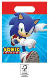 Procos Sonic a sündisznó Sega papír ajándéktasak 4 db-os PNN95665