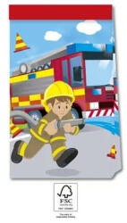  Firefighters, Tűzoltó papírzacskó 4 db-os FSC (PNN95466) - kidsfashion
