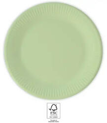  Unicolour Pastel Mint, Zöld papírtányér 8 db-os 23 cm FSC (PNN94571) - kidsfashion