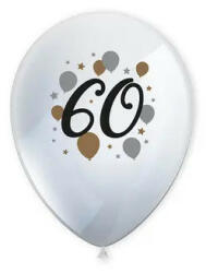 Procos Milestone, Happy Birthday 60 léggömb, lufi 6 db-os (PNN95625)
