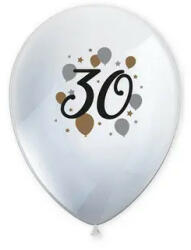 Procos Milestone, Happy Birthday 30 léggömb, lufi 6 db-os (PNN95622)