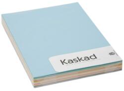KASKAD Dekorációs karton KASKAD Lessebo Colours A/4 225 gr pasztell vegyes színek 10x10 ív/csomag (821000) - forpami