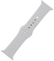 gigapack Pótszíj (egyedi méret, szilikon, állítható, S / M méret) FEHÉR Apple Watch Series 2 38mm, Apple Watch Series 3 38mm, Apple Watch Series SE 2 40mm, Apple Watch Series 7 41mm, Apple Watch Series (GP-142