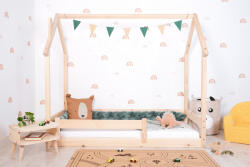 Ourbaby Pat de copii Montessori Chimney - lăcuit