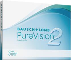 Bausch & Lomb PureVision2 HD (3 buc. ), Dioptrie +5.25, Tip Purtare Lunară