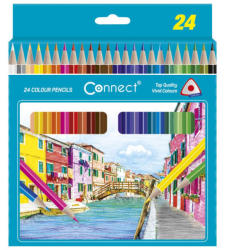 Connect Háromszögletű színes ceruza 24 db (305590)
