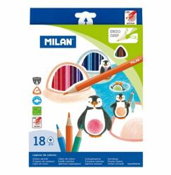 MILAN Háromszögletű színes ceruza 18 db (F34172K18)