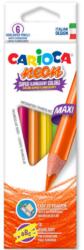 CARIOCA Maxi Neon színes ceruza 6 db (42809)