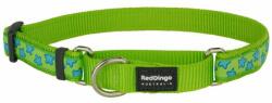 Red Dingo Martingale Stars nyakörv M lime