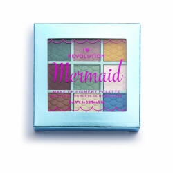 Makeup Revolution - Paleta fard Makeup Revolution, I Heart Revolution, Vegan, Highlighter & Blush Palette 2-In-1, 1.5 g Mermaid