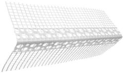Temad 25 PVC sarok, 10 x 10 mm, 2, 5 m, háló, fehér (TEM515348)