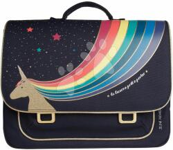 Jeune Premier Servietă școlară It Bag Midi Unicorn Gold Jeune Premier design ergonomic de lux 30*38 cm (JPITD23129)