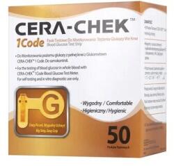 Cera-Chek 1code glükóz tesztből és 25 steril tűből álló készlet, 50db (CERA-CHEK-2)