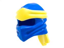 LEGO® 40925pb20c7 - LEGO kék minifigura ninja arckendő, élénk világos sárga fejkendővel (40925pb20c7)