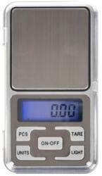 Ruhhy Mini elektronikus zsebmérleg, Ruhhy, LCD kijelző, 0, 01g-os pontosság, 200g-ig terjedő kapacitás (00000135)