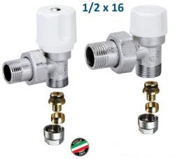 RBM Set robineti tur/retur RBM 1/2 cu conexiune pentru pex16