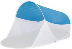 Sersimo félig nyitott strand és piknik sátor, UV védelem, 200x120x95cm, kék-fehér (PT11)
