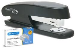 Rapesco Tűzőgép, 24/6, 20 lap, antibakteriális, RAPESCO "Germ-Savvy ECO Sting Ray", fekete 1482 (1482)