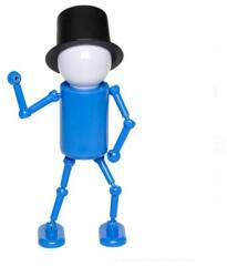 SOHO cilinderes figura alakú lámpa, elemmel, 21 cm, kék (SOHO3113)