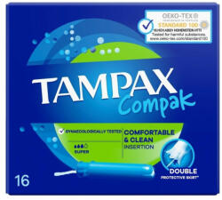 Tampax Compak Super Applikátoros tampon 16 db - pelenka