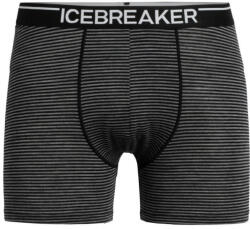 Icebreaker Mens Anatomica Boxers férfi boxer XL / fekete/szürke