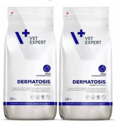 VetExpert VETEXPERT Veterinary Diet Dog Dermatosis Nyúl és burgonya 2x12kg -3% olcsóbb készletben