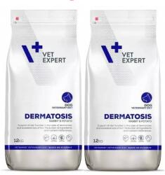 VetExpert VETEXPERT Veterinary Diet Dog Dermatosis Nyúl és burgonya 2x12kg